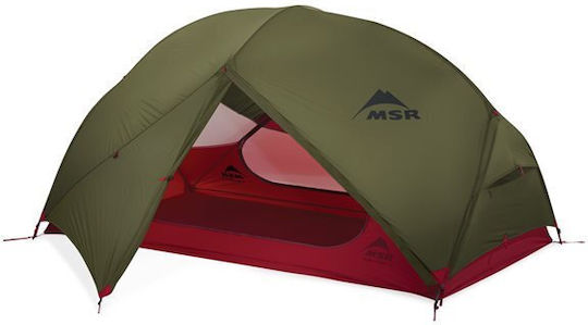 MSR Hubba NX Camping Tent Igloo Green with Double Cloth 4 Seasons for 2 People Waterproof 3000mm 279x213x100cm