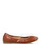 Envie Shoes Synthetic Leather Ballerinas Tabac Brown