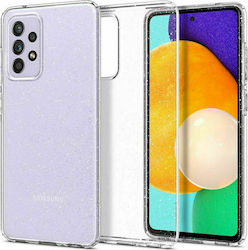 Spigen Liquid Crystal Glitter Silicone Back Cover Transparent (Galaxy A72)