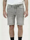 Basehit Herrenshorts Jeans Gray