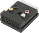 Blow Μετατροπέας Scart male σε RCA / S-Video / Scart female 1τμχ DM-2566