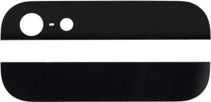 Πίσω Γυάλινα Καλύμματα για iPhone 5 Μαύρο