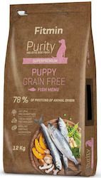 Fitmin Purity Puppy Grain Free 12kg Trockenfutter ohne Getreide für Welpen mit Fisch