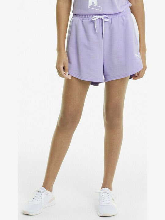 PUMA Modern Sports 3" Γυναικείο Αθλητικό Σορτς Μωβ
