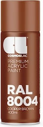 Cosmos Lac Sprühfarben Kupferbraun 8004 400ml