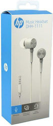 HP DHH-1111 In-ear Handsfree με Βύσμα 3.5mm Λευκό
