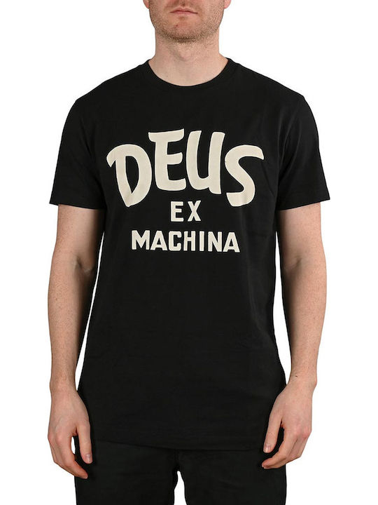 Deus Ex Machina T-shirt Bărbătesc cu Mânecă Scurtă Negru DMW41808X-BLK