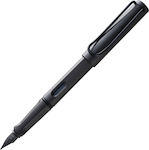 Lamy Safari 017 Πένα Γραφής Medium Γκρι από Πλαστικό με Μπλε Μελάνι