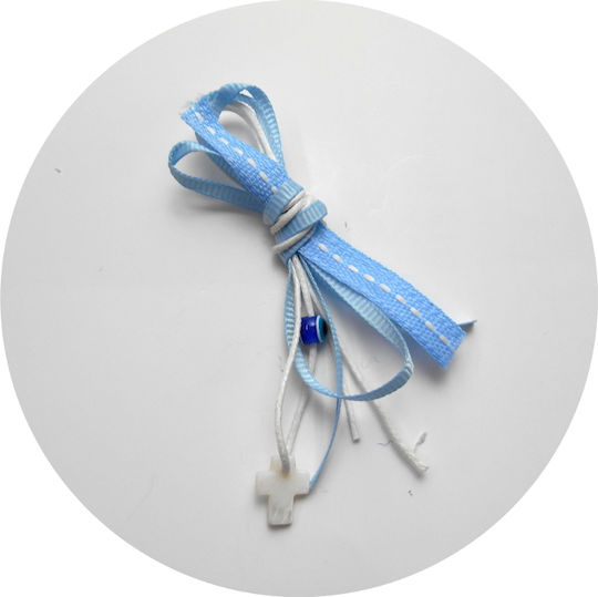 O nounos Christening Charm Pin Light Blue 50 Pieces