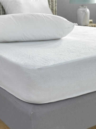 Palamaiki Protective Cover King Size Waterproof with Skirt White 180x200+30cm