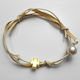O nounos Christening Charm Bracelet Beige 50 Pieces