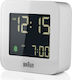 Braun Ψηφιακό Ρολόι Επιτραπέζιο με Ξυπνητήρι BC08W-DCF Λευκό 67016
