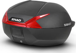 Shad SH47 Motorrad-Topcase 47l Schwarze/ Rote