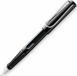 Lamy Safari 019 Писалка за Писане Fine Черна от Пластмаса с Синьо Мастило