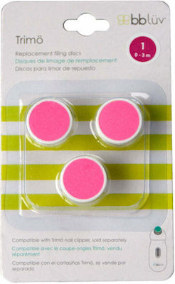 Bbluv Βρεφικές Λίμες Trimo Replacement Filing Discs Pink 3τμχ