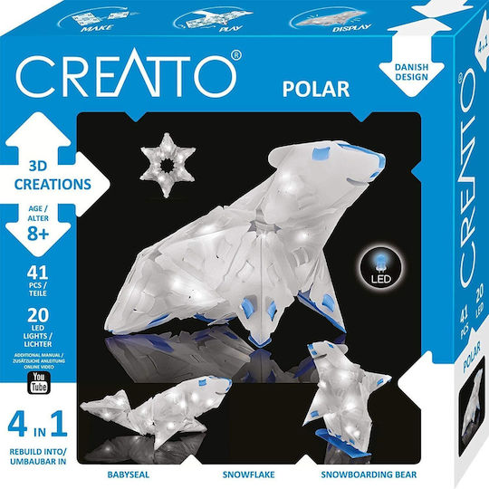 Kosmos Παιχνίδι Κατασκευών Πλαστικό Creatto Winter Polar για Παιδιά 8+ Ετών