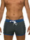 Arena Men's Swimwear Shorts Gray Striped