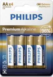 Philips Premium AA 1.5V 4Stück LR6M4B/10