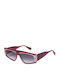 Gigi Barcelona Pompeia Women's Sunglasses with Red Plastic Frame and Purple Gradient Lens 6578/6