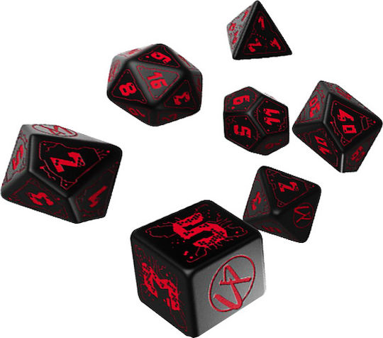 Q Workshop Red Dice 7τμχ