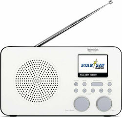 Technisat Viola 2 C IR Portable Radio Rechargeable DAB+ with Bluetooth White