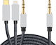 Earldom ET-AUX09 Braided USB to Lightning / Type-C 1.2m Cable