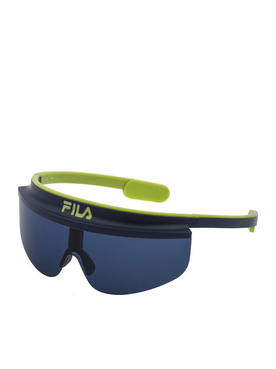 FILA Unisex Sonnenbrille mit Marineblau Kunstst...