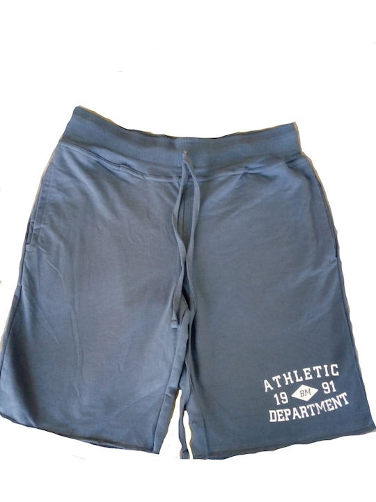 Bodymove Men's Sports Monochrome Shorts Blue