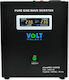 Volt Polska Sinus Pro Compact Voltage Regulator 1000VA with 2 Sockets Current
