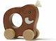 Kids Concept Push along Mamuth din Lemn pentru 12++ Luni