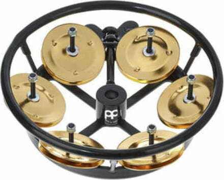 Meinl Professional Series Μαύρο Μεταλλικό Ντέφι Hi-Hat με Μονή Σειρά Ζίλιες