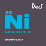 Dogal Set of Nickel Plated Steel Strings for Electric Guitar Nickelsteel 11 - 52"