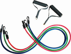 inSPORTline Expander Benzile De Rezistență Gymtube Cu Mânere Module 3 Bucăți Multicolore 1.4m