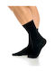 Inizio Men's Solid Color Socks Black