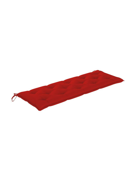 vidaXL Waterproof Garden Bench Cushion Red 50x1...