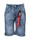 Kinder-Shorts/Bermudas Denim Bermuda Jeans Blau