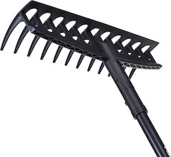 Fiskars Garden Rake Black,Orange Bow Rake with Handle