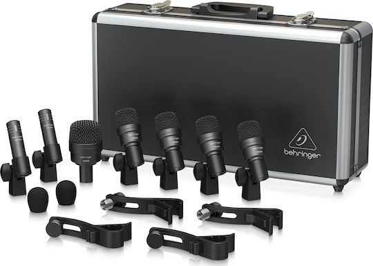 Behringer BC1200 Drum Set Σετ Δυναμικό Μικρόφωνο XLR Shock Mounted