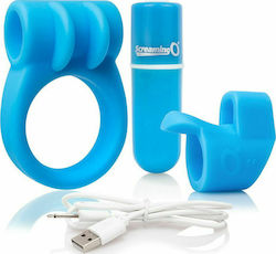 Screaming O Charged Vooom Bullet Kit Charged Set Vibrating Cock Rings Schwanz Blau Screaming O Charged Vooom Bullet Kit Charged Set Vibrating Cock Rings Schwanz Blau