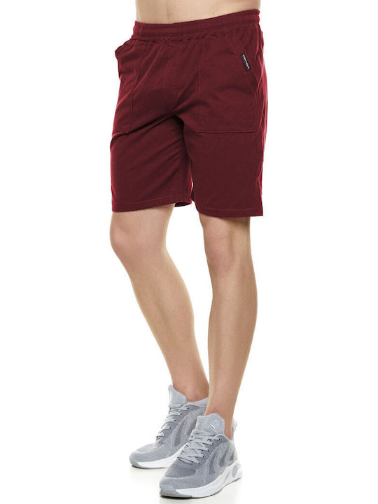 Bodymove Men's Athletic Shorts Burgundy