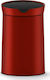 Ecosales Linea Conical Waste Bin Waste Plastic with Photocell Burgundy 10lt 1pcs