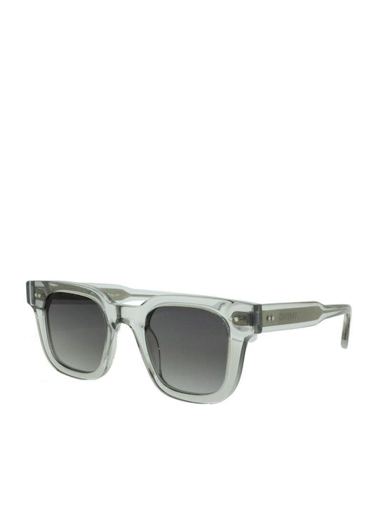 Chimi 04 Sunglasses with Gray Plastic Frame and Black Gradient Lens 04-GREY-45