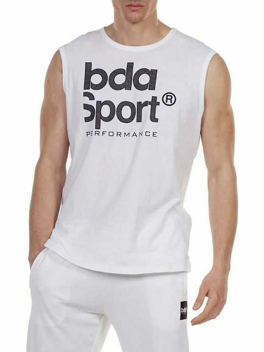 Body Action Ανδρική Μπλούζα Αμάνικη Λευκή