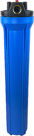 QWaterFilters Q-WH20 Συσκευή Φίλτρου Νερού Μονή Κεντρικής Παροχής Διατομής ½" NW.0360