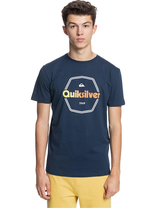 Quiksilver Hard Wired T-shirt Navy Μπλε