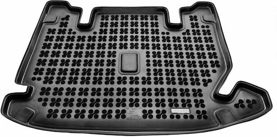 Rezaw Plast Kofferraummatten Wannenartig 1Stück aus Gummi für Dacia Lodgy 2012+ Schwarz