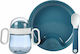 Mepal Feeding Set made of Plastic Blue 3pcs