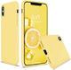Sonique Liquid Back Cover Silicone Yellow (iPho...