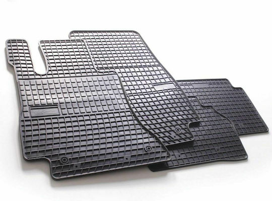 Frogum Set of Front and Rear Mats 4pcs for Renault Talisman 2015+ Black