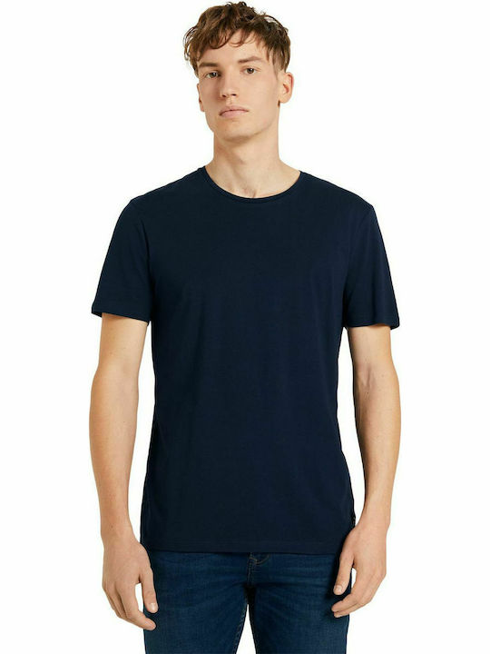 Tom Tailor T-shirt Bărbătesc cu Mânecă Scurtă Albastru marin 1024052-10668